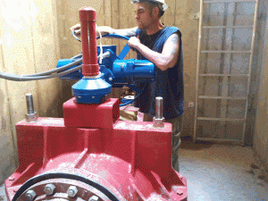 Red Valve Control Valve - Maryland WWTP Flow Control