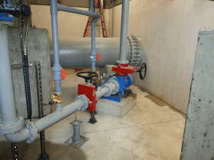 Red Valve Series 75 Manual Pinch Valve Sewage Application